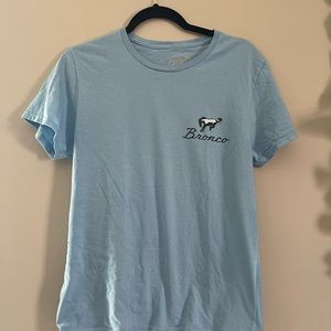 Blue bronco t-shirt